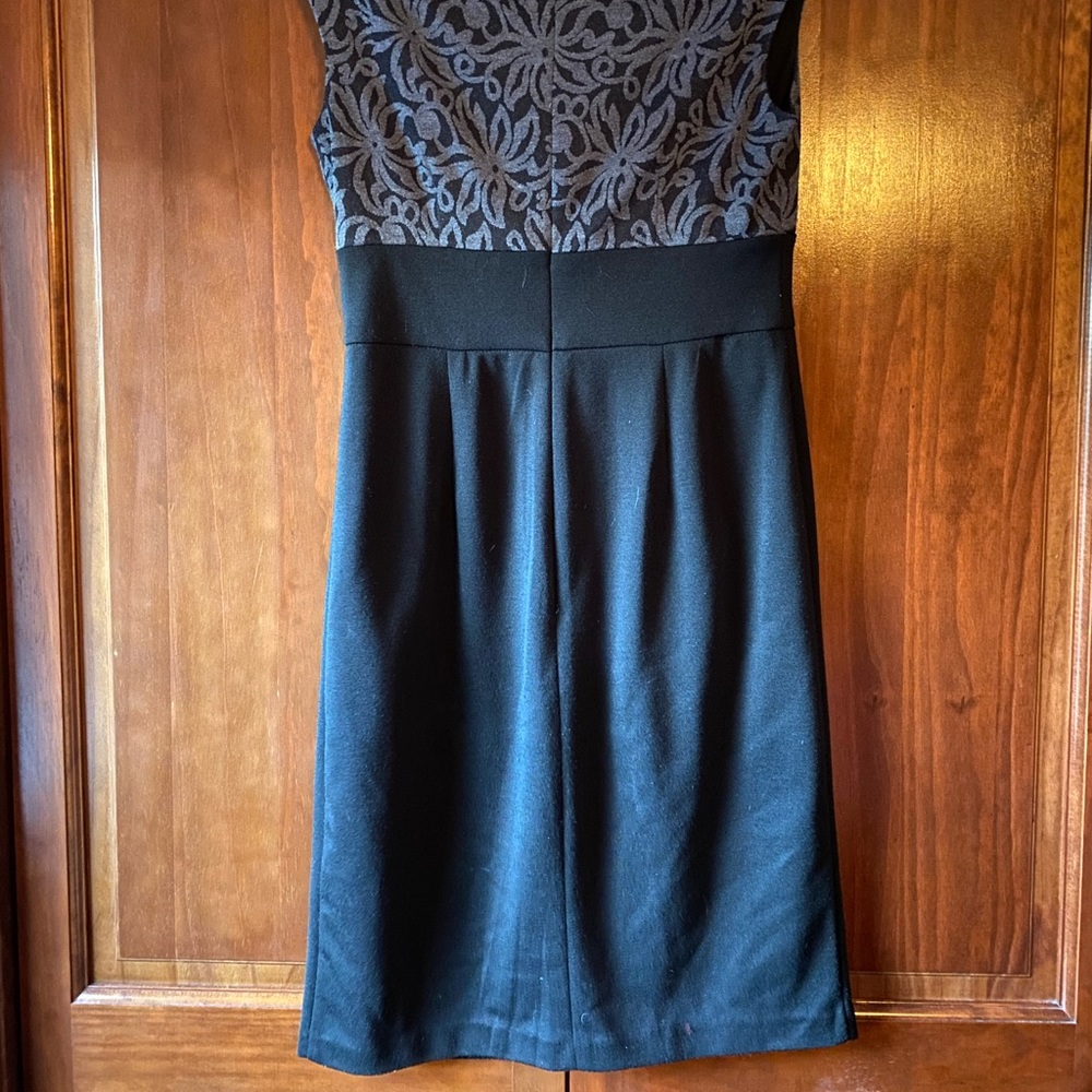 Black Formal Floral Dress - Picture 3 of 3